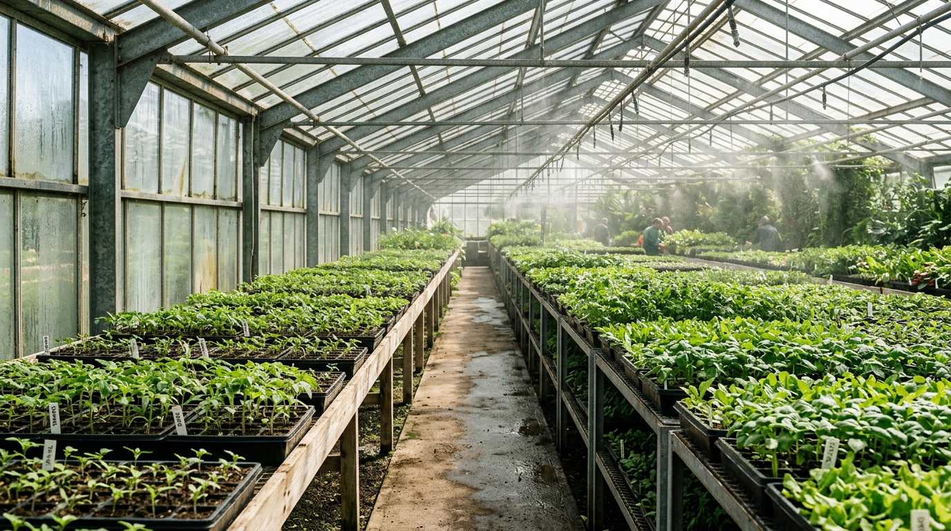 Greenhouse seedlings
