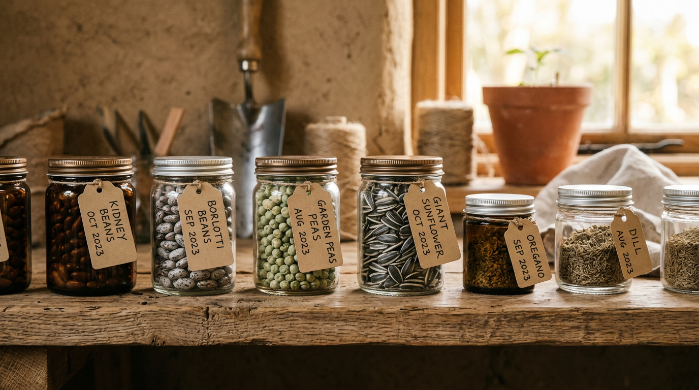 Seed saving jars